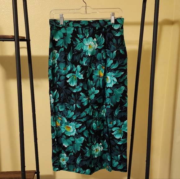 Michelle Stuart floral pencil skirt - Picture 1 of 7